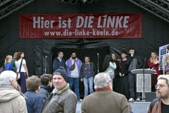 Wahlkampfabschluss DIE LINKE. Köln